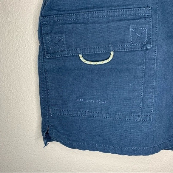 Columbia PFG omni shade navy blue cargo athletic skirt women’s size large - Picture 2 of 7